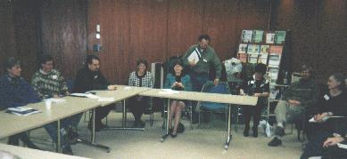 Left to right: Dana, Bruce, Chris, Corene, Elizabeth, Walter, Barb, Francois & Mary