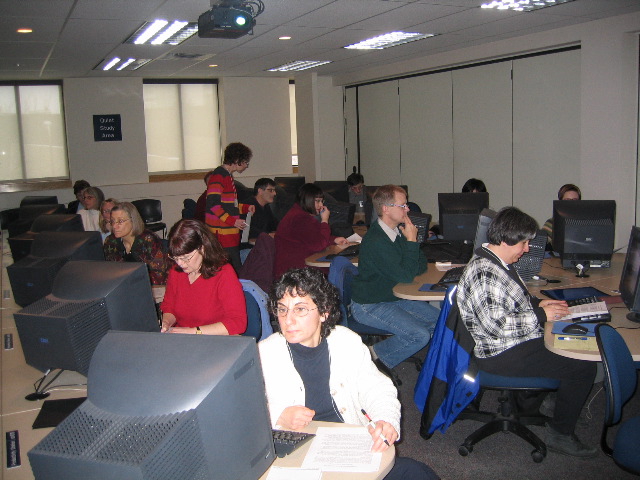 Photograph from the ACCOLEDS 2003 workshop.