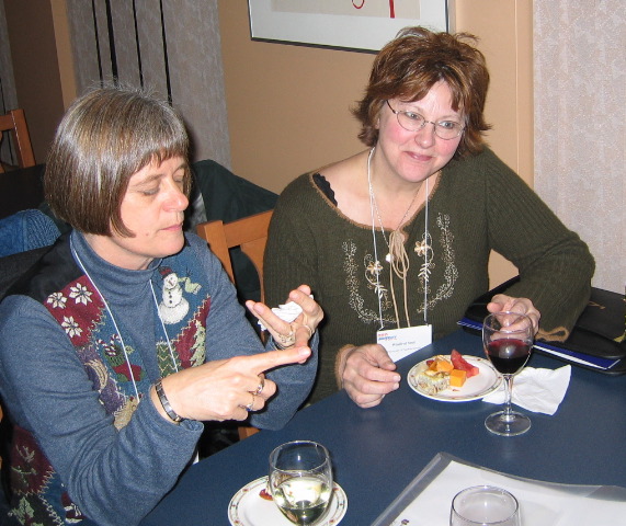 Raye counts the number of glasses she has had for Winnie.