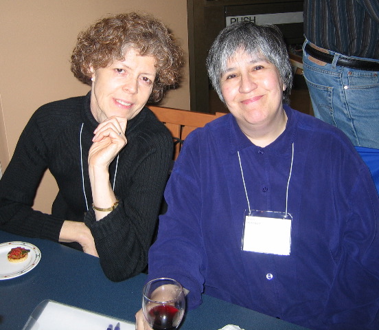 Susan and Maxine approve of the reception.