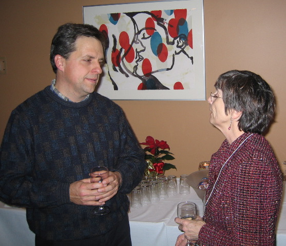 Peter tells Gwen what he wants for Christmas.