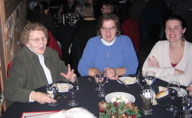 Michelle’s Mom, Michelle and Sage enjoy a good story.