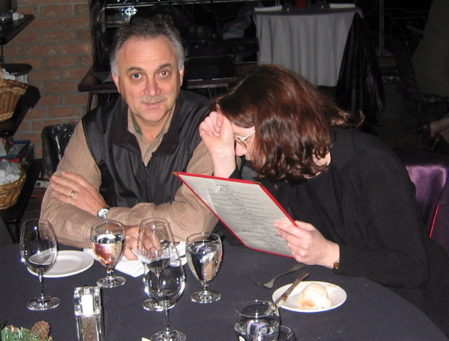 Elizabeth can’t believe Walter’s choice of dinner.