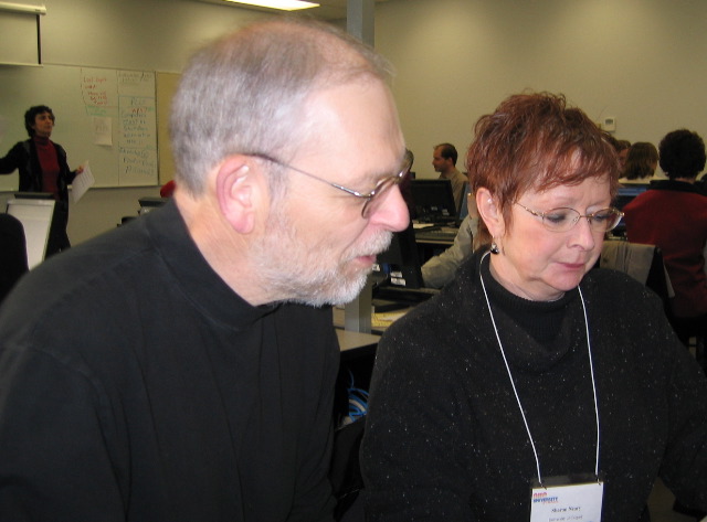 Mike and Sharon collaborate.