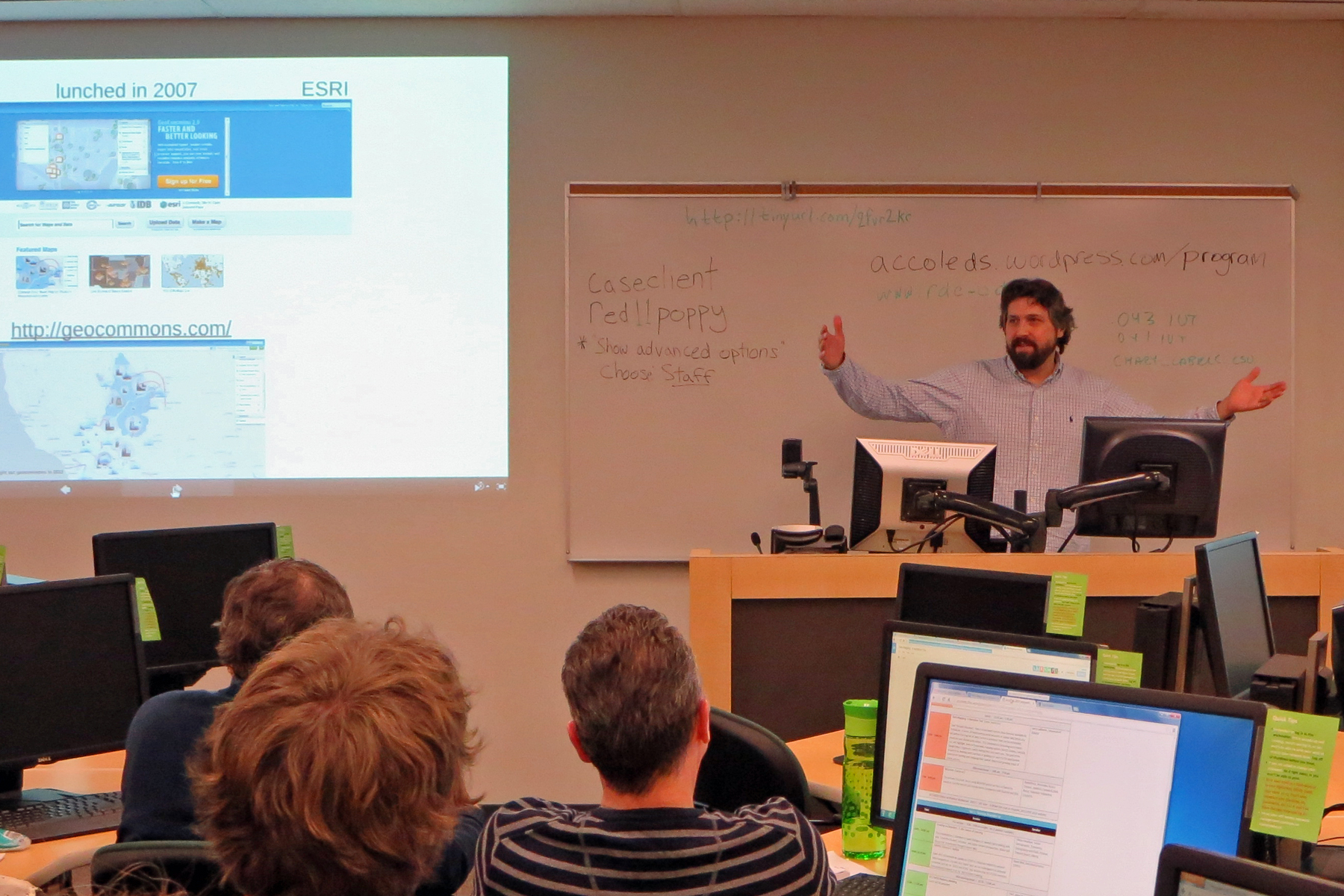 Photograph from the ACCOLEDS 2013 workshop.