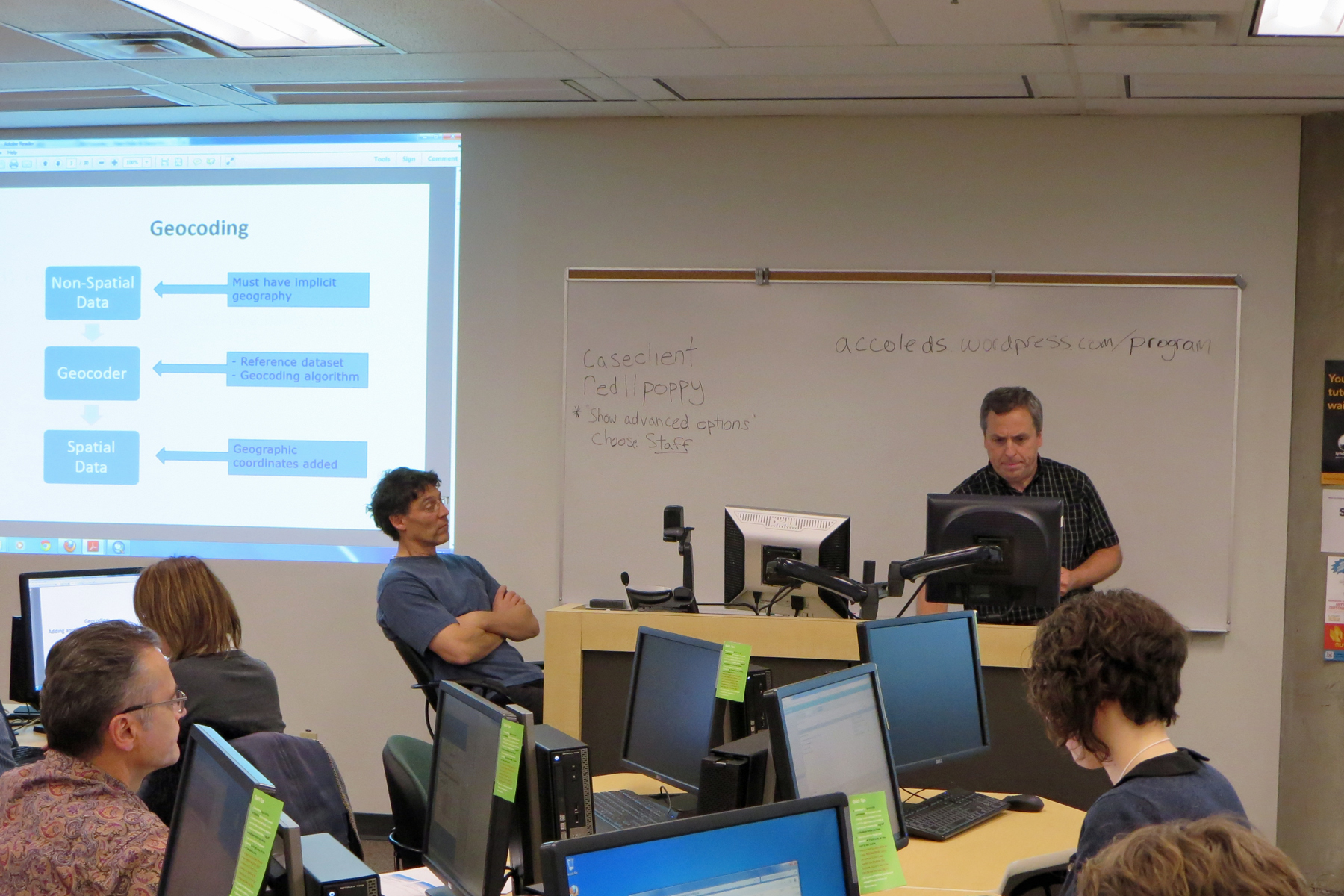 Photograph from the ACCOLEDS 2013 workshop.